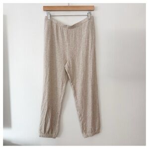 NWT Leset Lori‎ Joggers Pant Beige Melange size medium